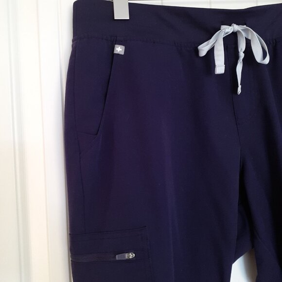 Figs Women's Zamora Jogger Scrub Pants in Purple Shadow Size XLP Petite - Picture 4 of 9